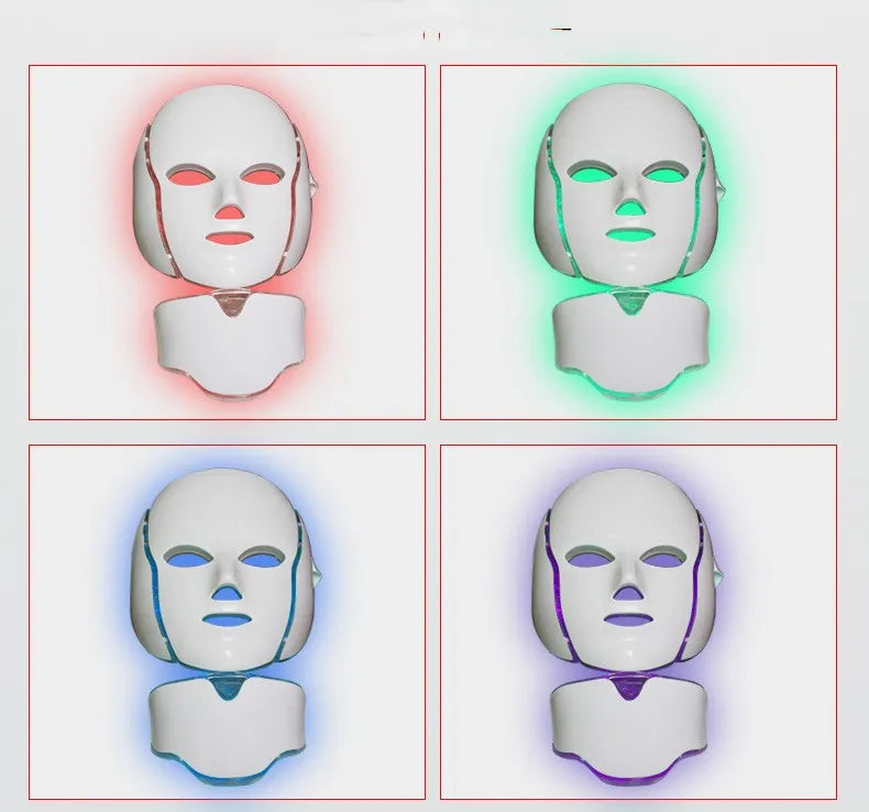7 Colors LED Face & Neck Mask