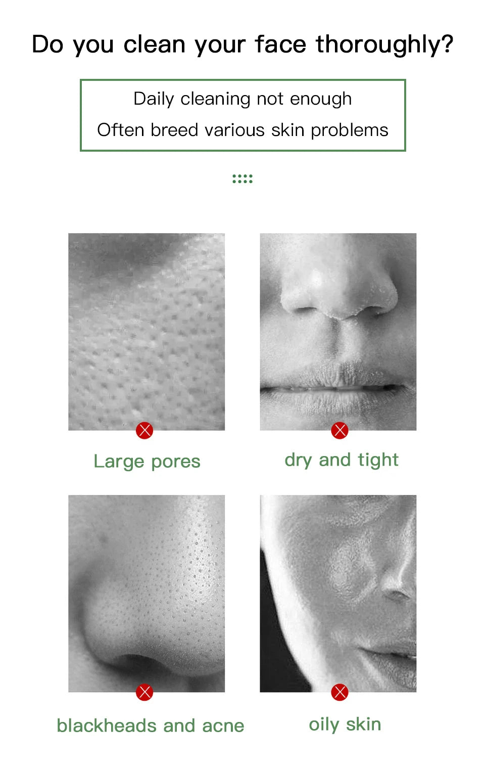 Face Clean Mask Green Tea Stick 40g