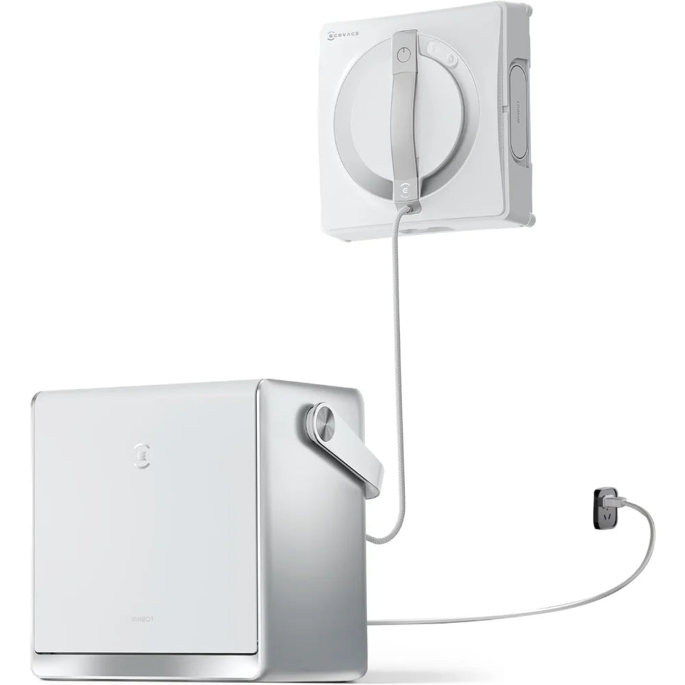 Portable Window Cleaning Robot with Multi-Functional Station