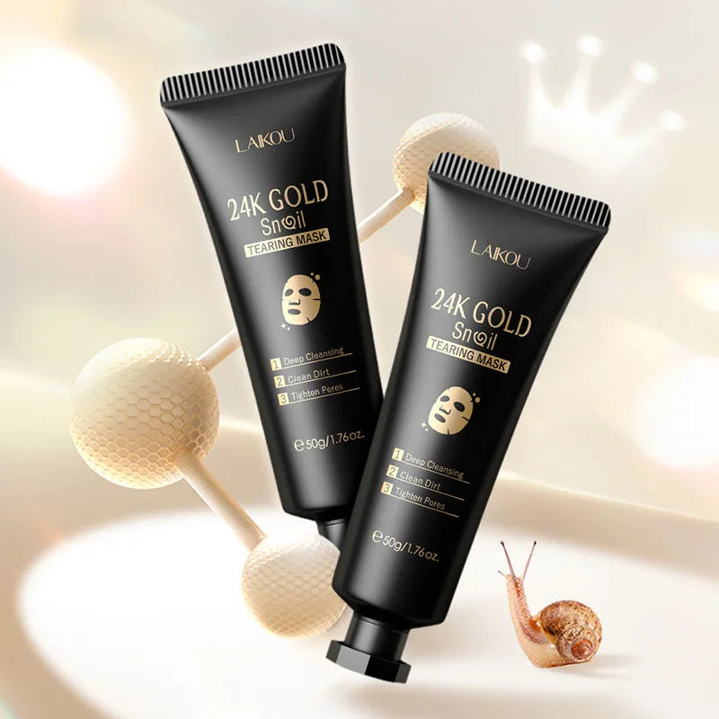 Gold Glow Peel Mask – 24K Gold Brightening & Blackhead Removal Mask