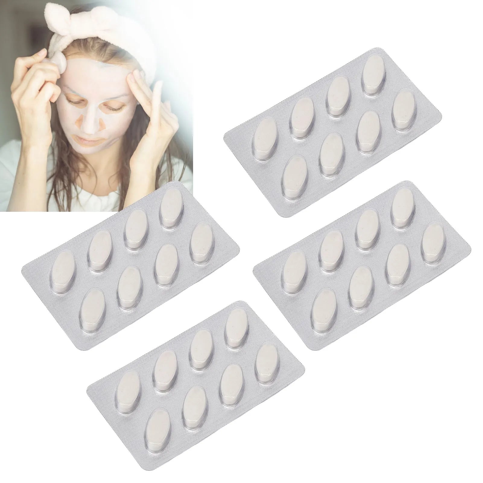 32pcs Collagen Mask Tablets for Facial Mask Maker Machine