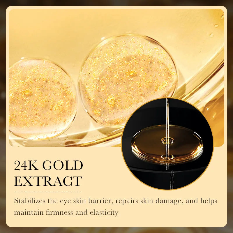 GoldGlow 24K Eye Renewal Cream – Hyaluronic Acid Hydrating & Firming Eye Care