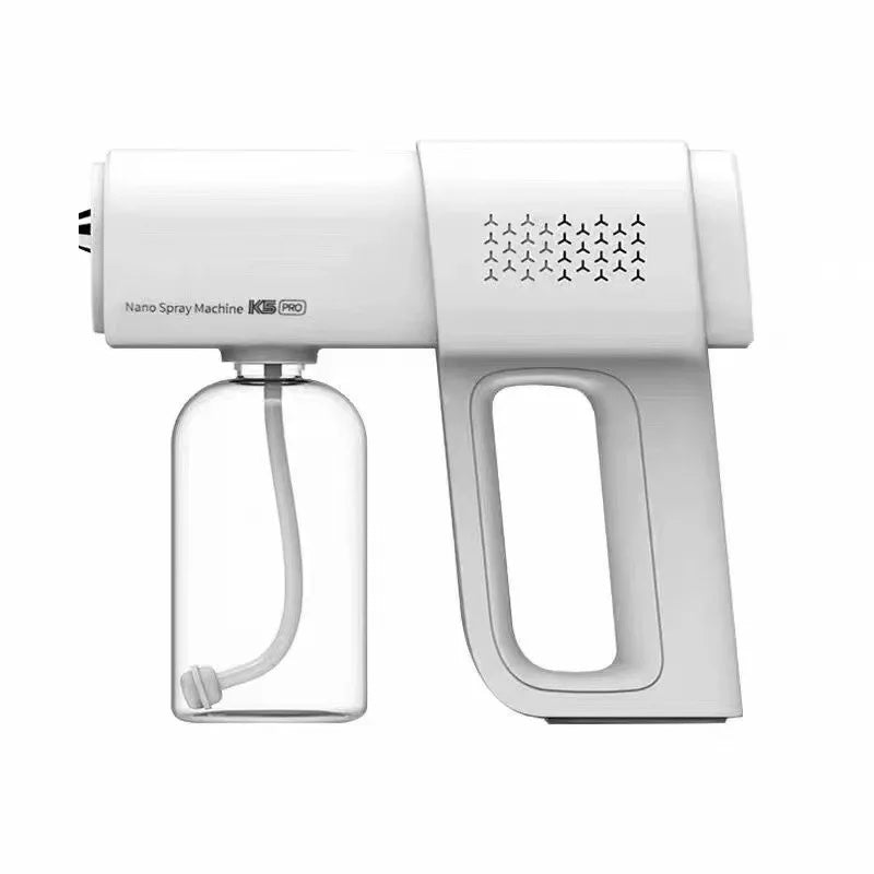 Nano Spray Gun Sanitizer Sprayer – USB Rechargeable Handheld Disinfection Mist Sprayer for Home, Office & Travel