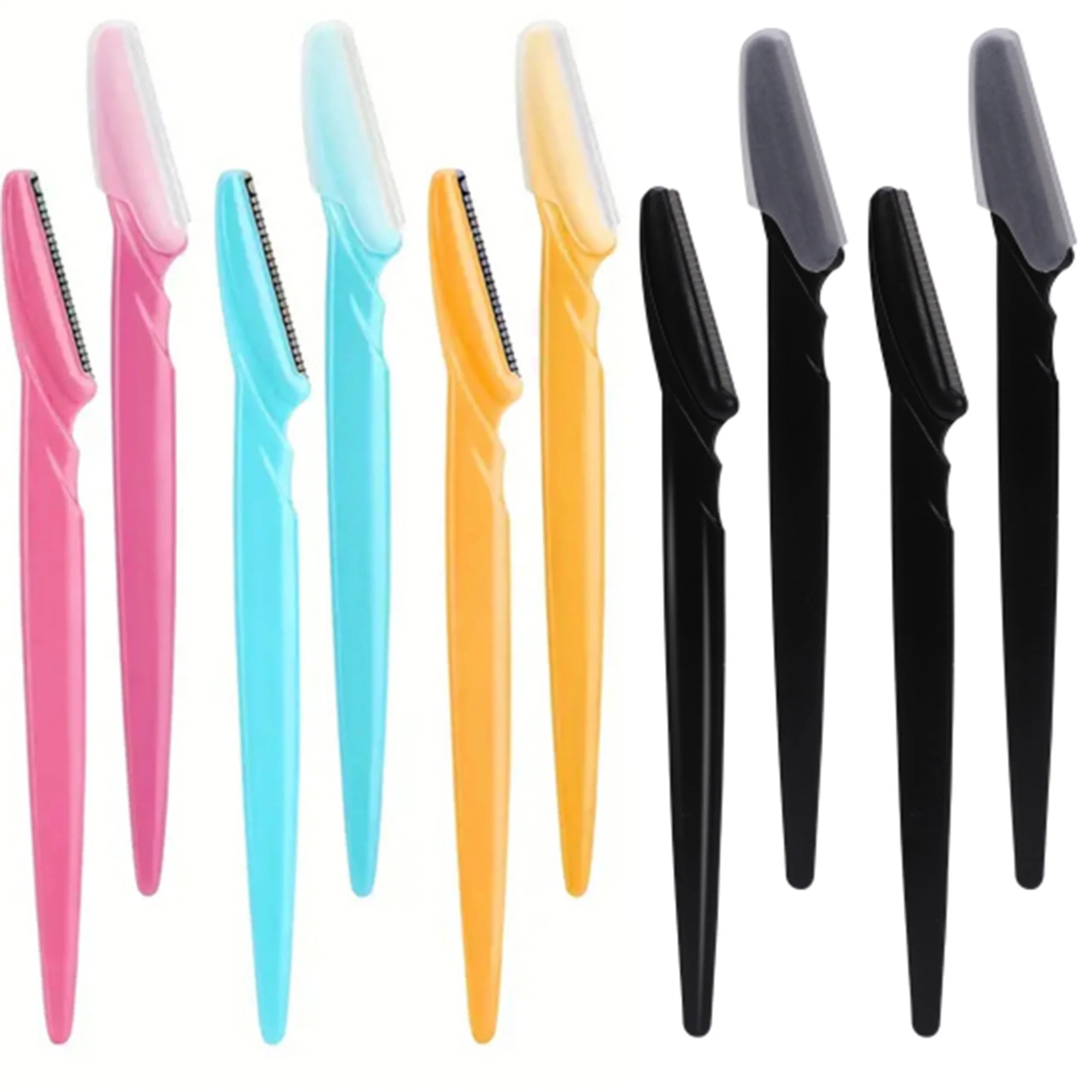 5/10/30/40 pcs Silk Edge Precision Face & Brow Razor Set