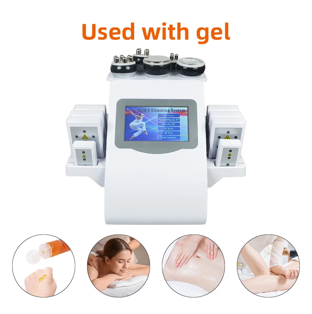 Lipo Sculpt Pro™ 6-in-1 Ultrasonic Cavitation & Body Contouring System – RF Skin Tightening & Fat Reduction Machine