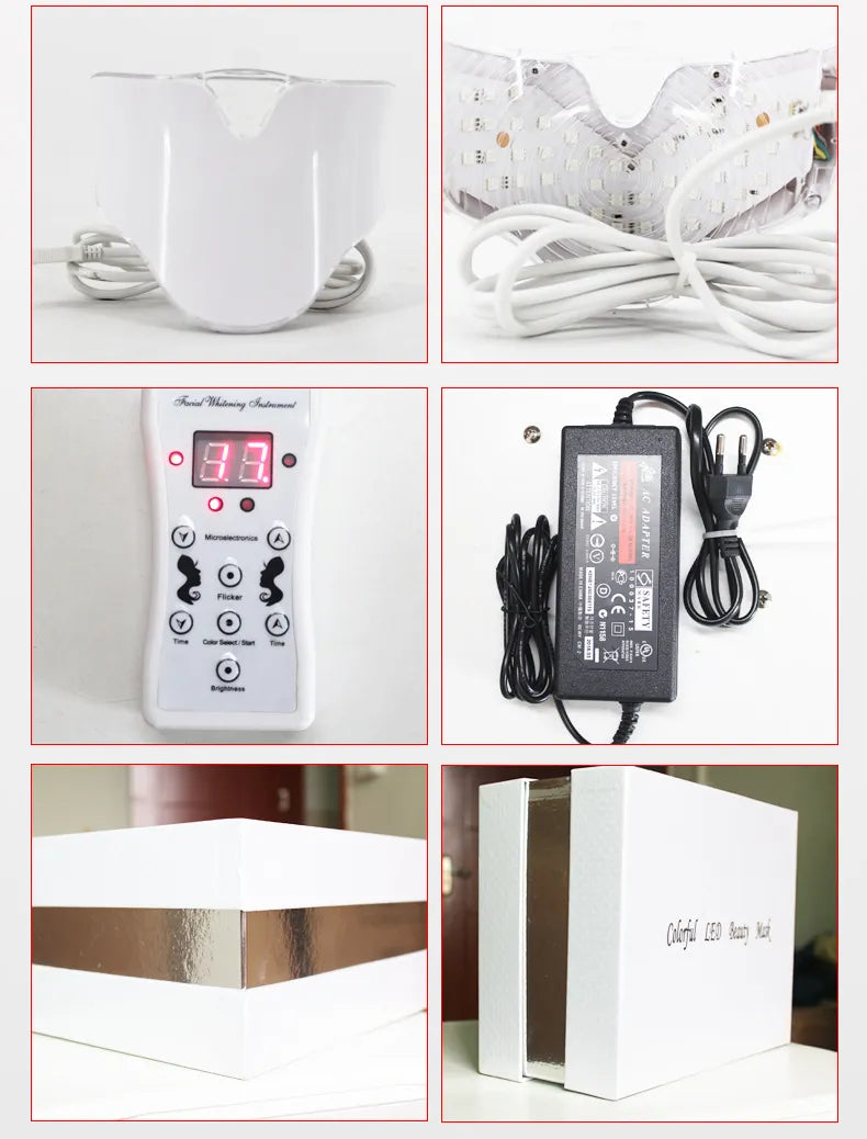 7 Colors LED Face &amp; Neck Mask