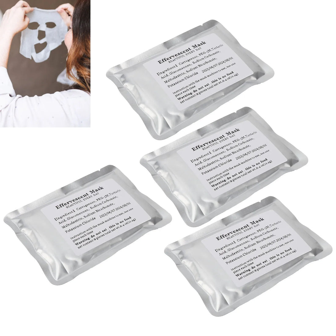 32pcs Collagen Mask Tablets for Facial Mask Maker Machine
