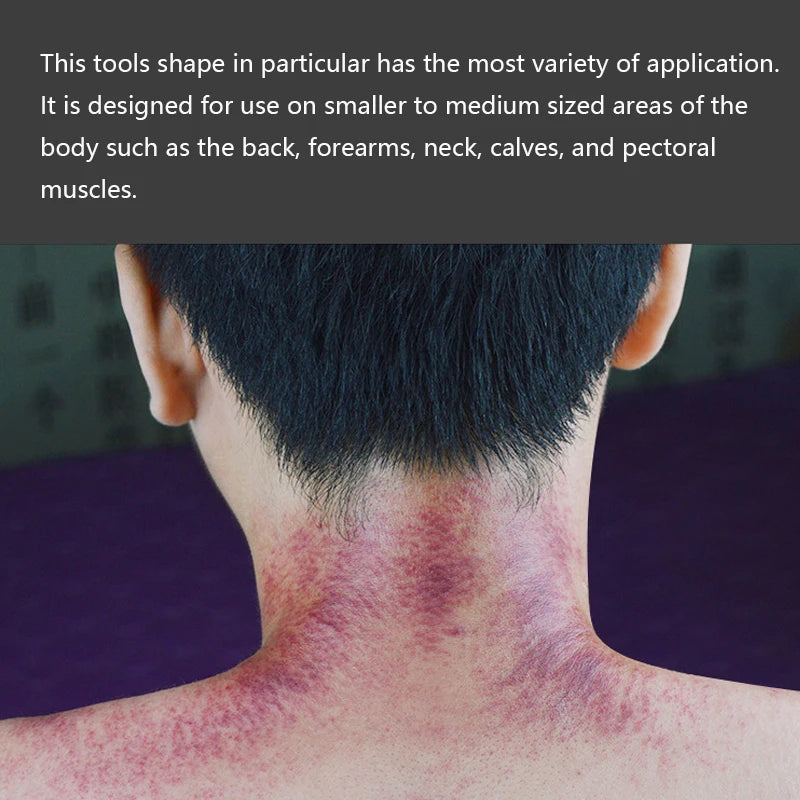 Wooden Body Massage Guasha – Natural Muscle Scraping Tool for Deep Tissue Massage, Relaxation &amp; Body Sculpting