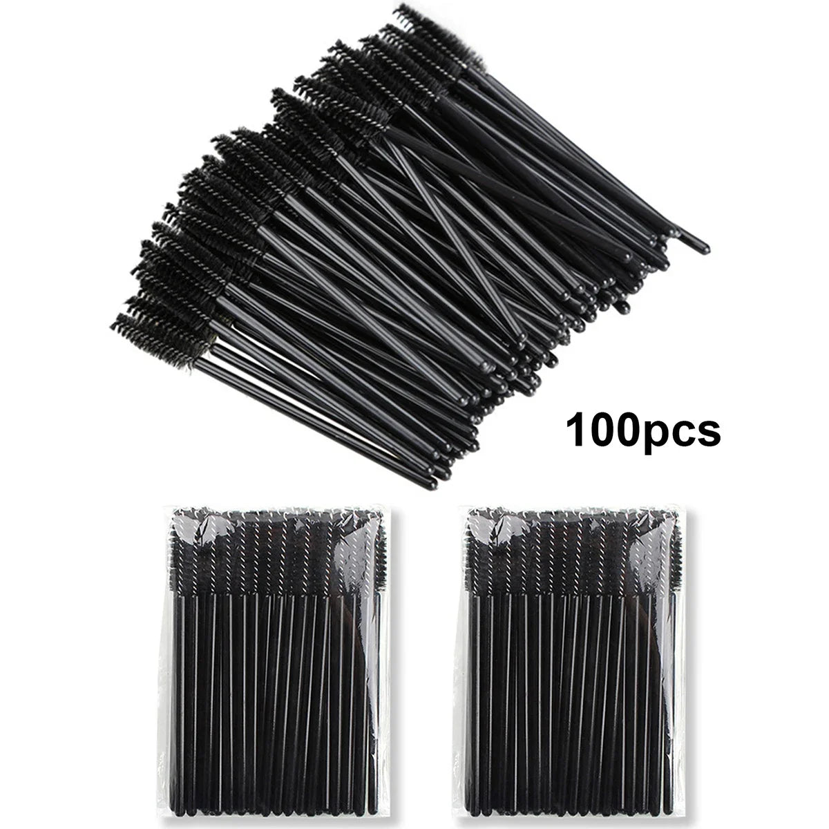 Eyelash Extension Makeup Disposable Eyelash Brushes (100pcs)