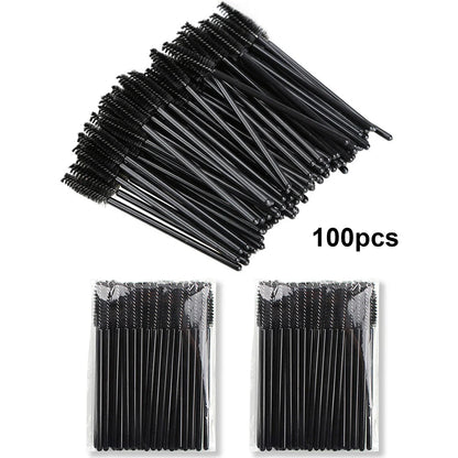Eyelash Extension Makeup Disposable Eyelash Brushes (100pcs)