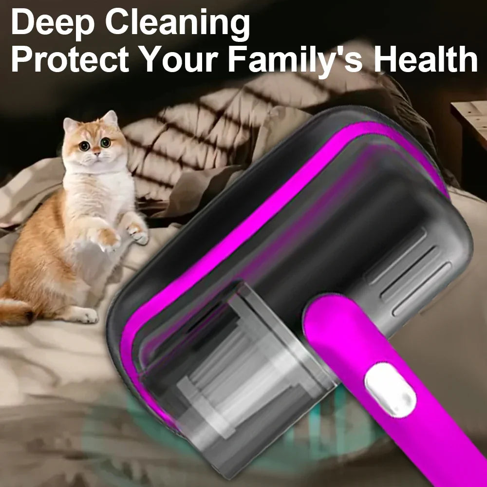 Wireless Handheld Mattress Vacuum Cleaner with UV-C Light HEPA Filter