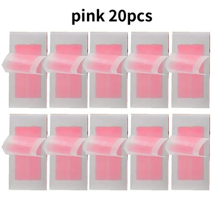 Double-Sided Cold Wax Hair Removal Strips (10/20 PCS)