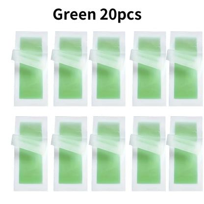 Double-Sided Cold Wax Hair Removal Strips (10/20 PCS)