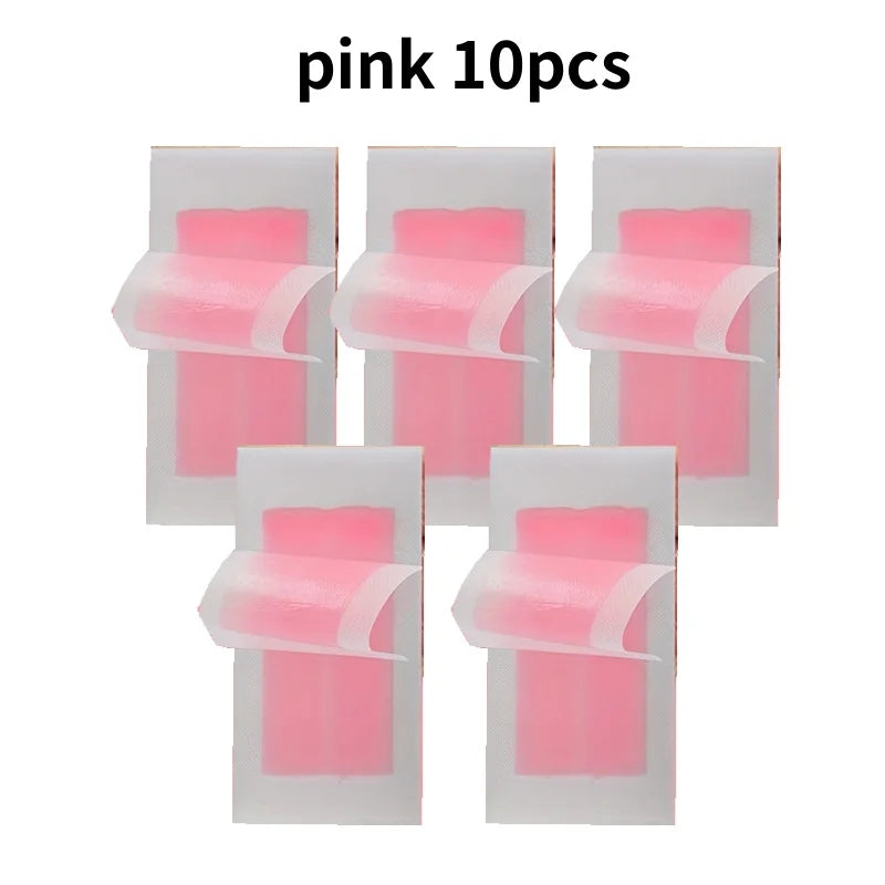 Double-Sided Cold Wax Hair Removal Strips (10/20 PCS)