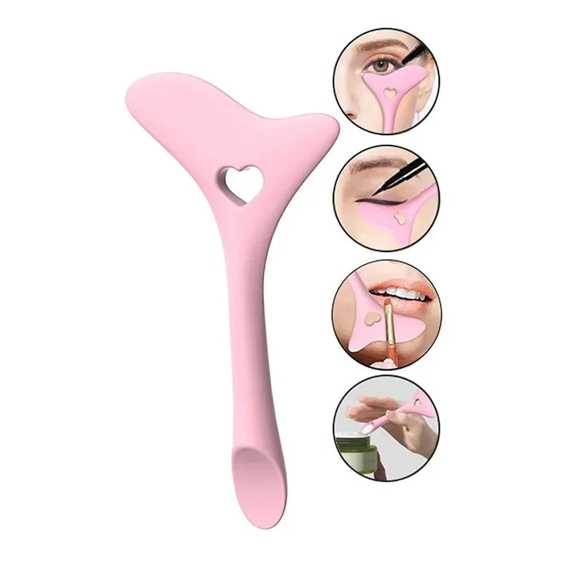 Multi-Functional Silicone Eyeliner &amp; Lip Makeup Stencil