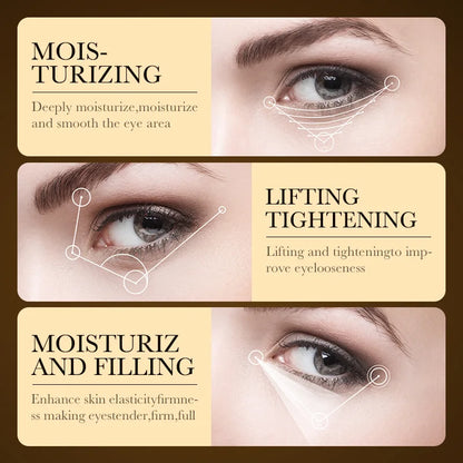 GoldGlow 24K Eye Renewal Cream – Hyaluronic Acid Hydrating &amp; Firming Eye Care