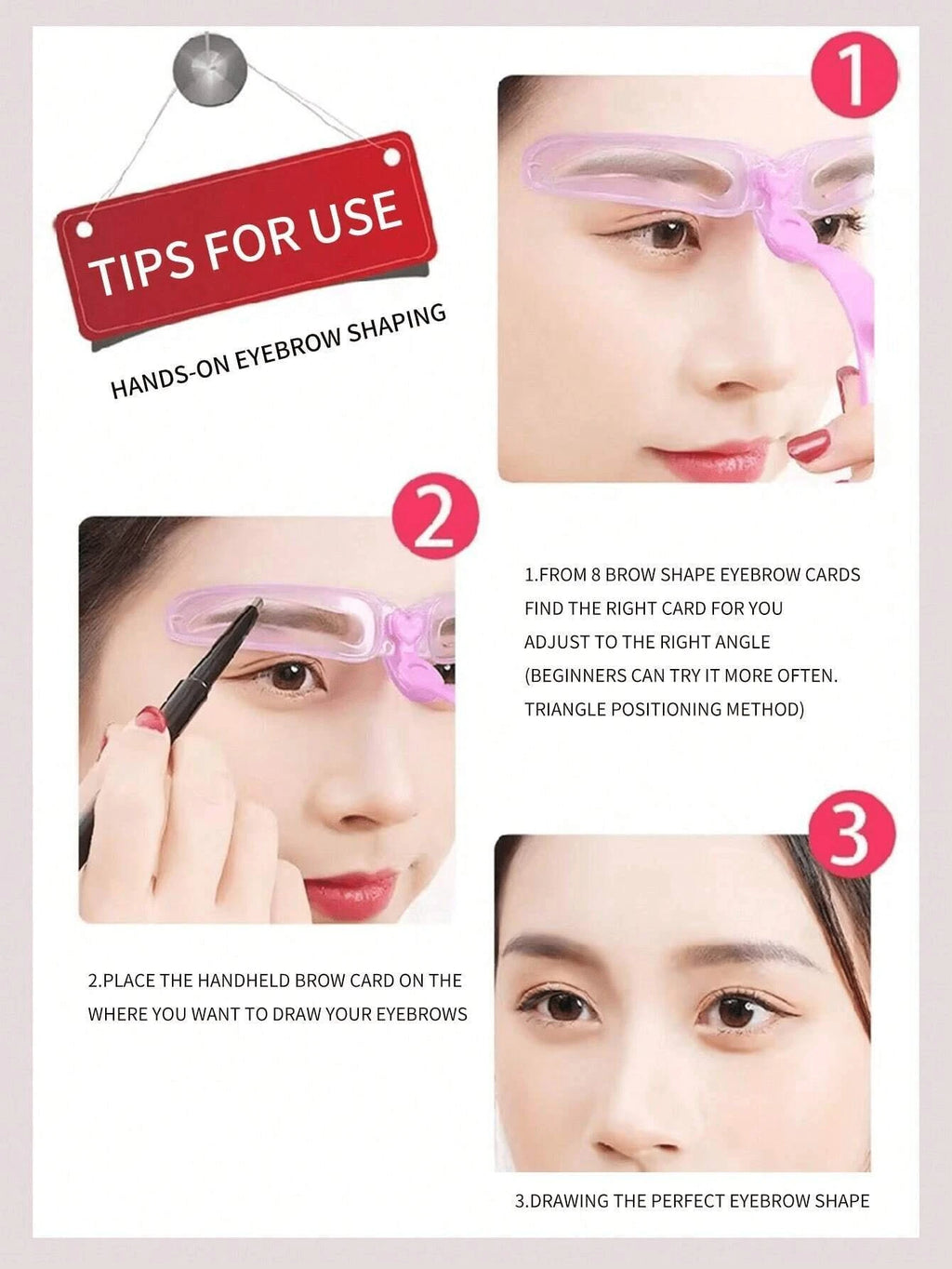 Eyebrow Shaper-8 Styles For Different Eyebrow Shapes