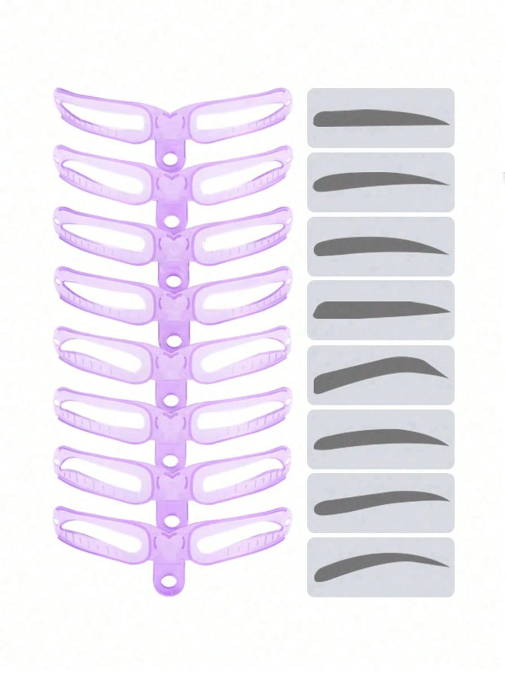 Eyebrow Shaper-8 Styles For Different Eyebrow Shapes