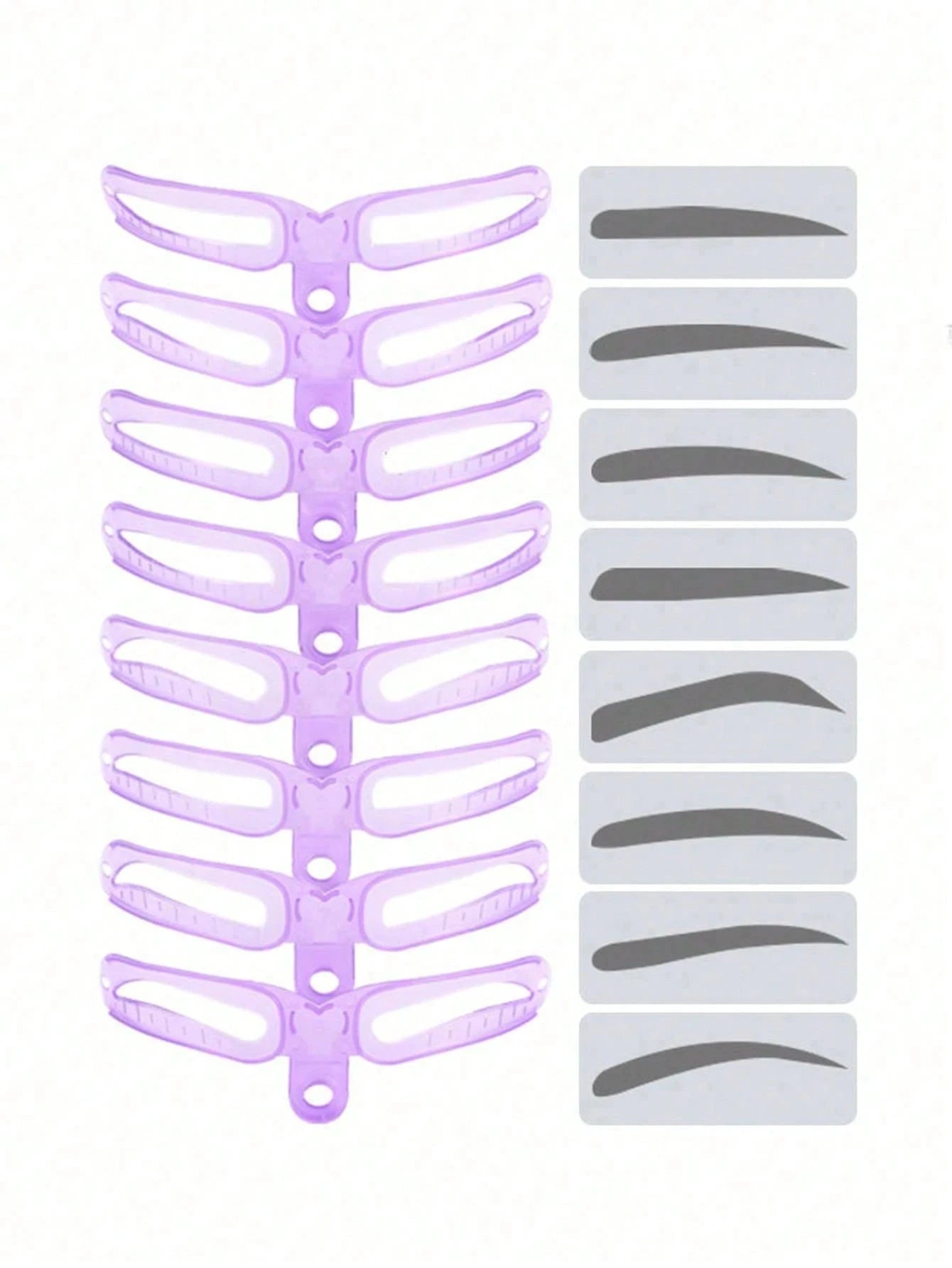 Eyebrow Shaper-8 Styles For Different Eyebrow Shapes