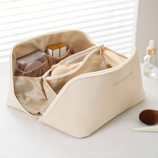 Makeup Organizer Storage Box – Multi-Compartment Cosmetic & Skincare Organizer