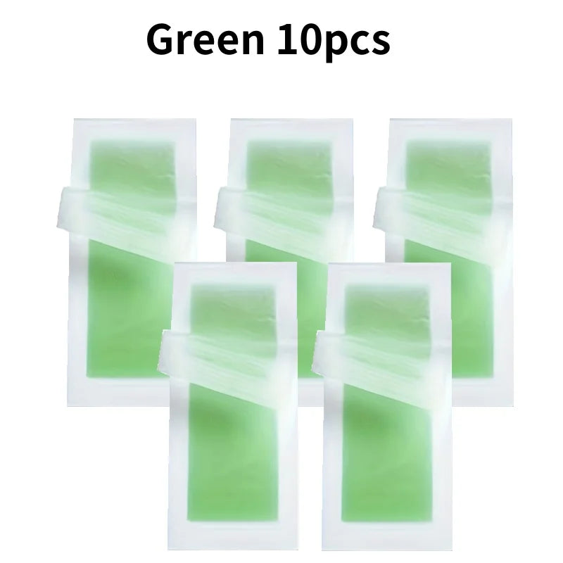 Double-Sided Cold Wax Hair Removal Strips (10/20 PCS)