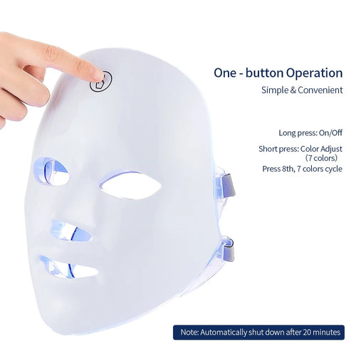 7 Colors LED Face Mask