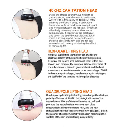 Lipo Sculpt Pro™ 6-in-1 Ultrasonic Cavitation &amp; Body Contouring System – RF Skin Tightening &amp; Fat Reduction Machine