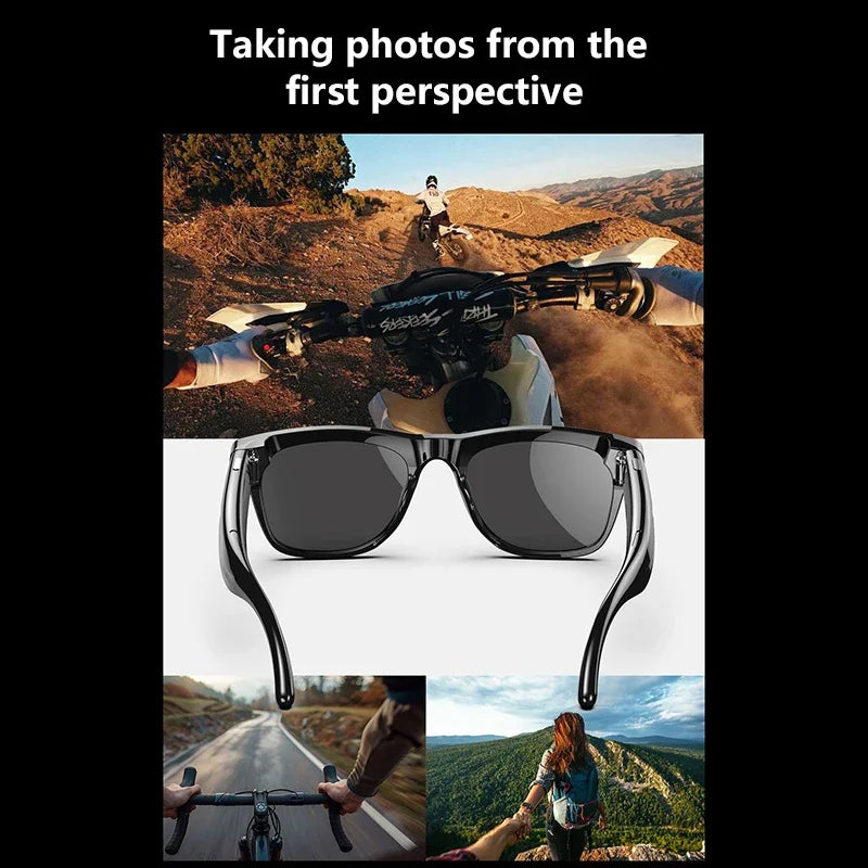 Lenovo 8K AI Smart Glasses - With Chat Gpt Touch-1200mp Camera- Music Player Bluetooth