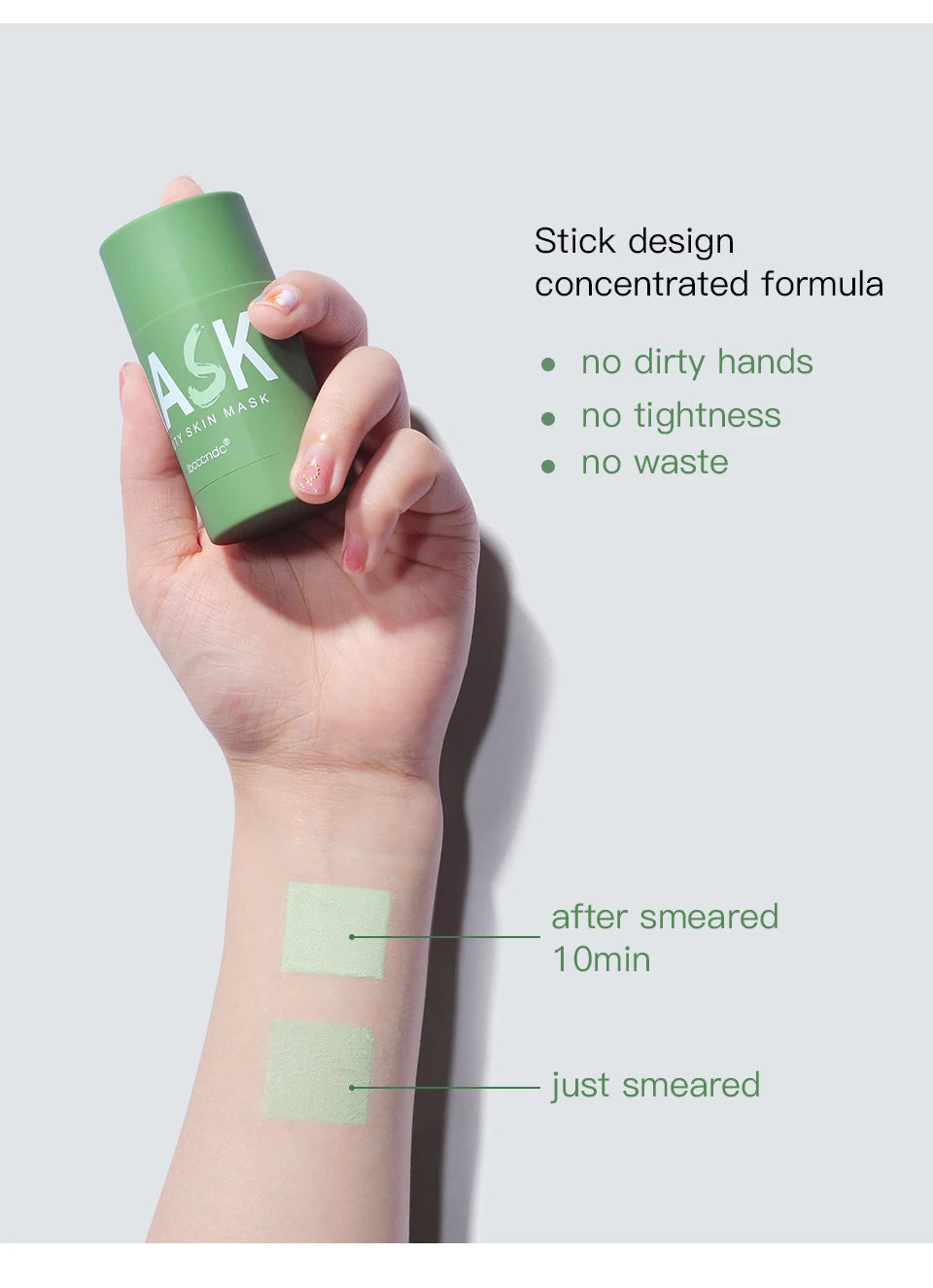 Face Clean Mask Green Tea  Stick 40g