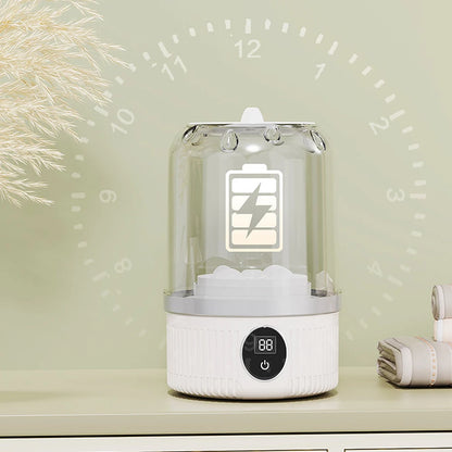 Mini Underwear Washer Rechargeable – Portable USB Washing Machine for Underwear, Socks &amp; Small Clothes