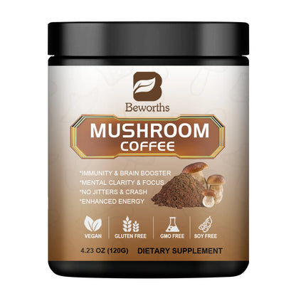 Mushroom Coffee for Energy &amp; Immune Support – Natural Focus, Wellness &amp; Daily Vitality Blend