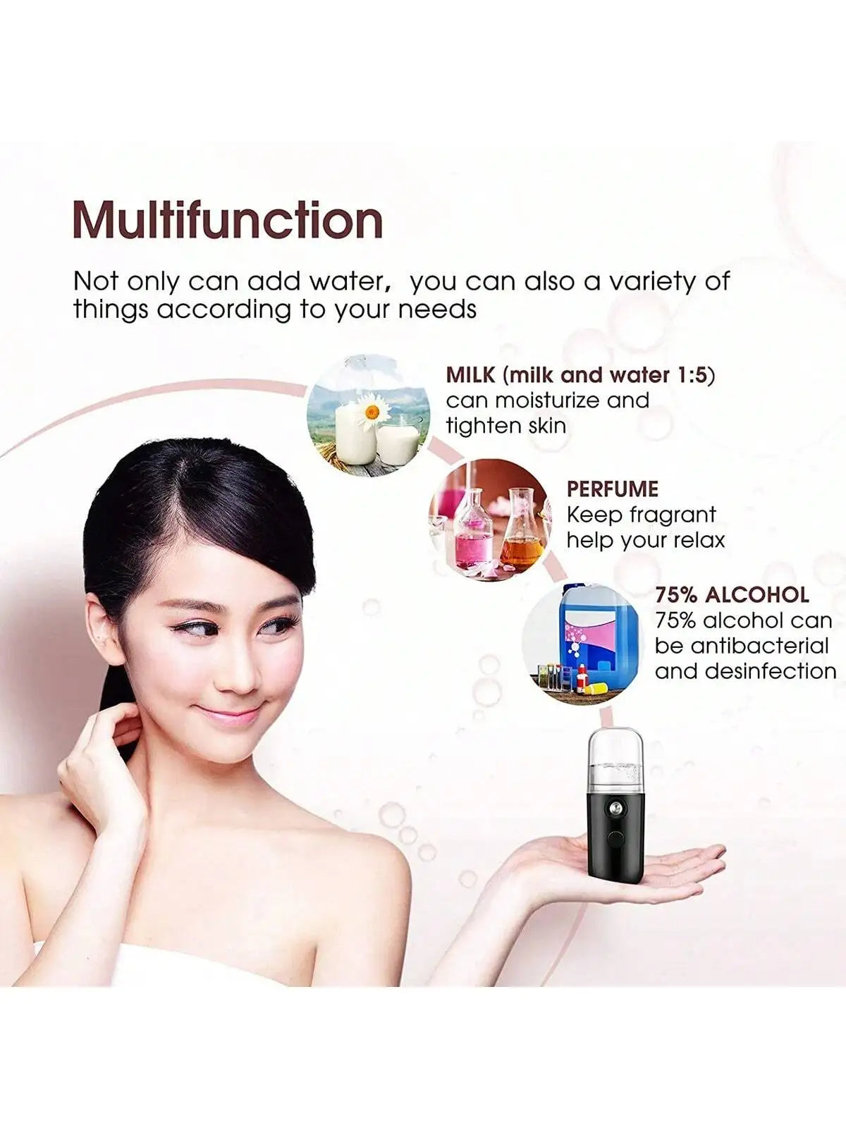 USB Rechargable Face Mist Humidifier