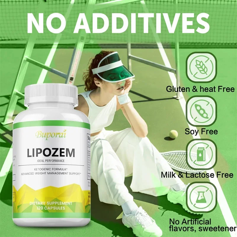 Lipozem Capsules - Appetite Suppression, Weight Management, Digestive Health, Metabolism