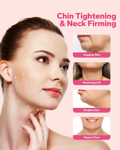 Reusable Chin Lift &amp; Face Shaping Strap – V-Line Face Slimming &amp; Jawline Support Band