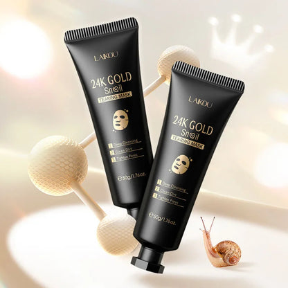 Gold Glow Peel Mask – 24K Gold Brightening &amp; Blackhead Removal Mask