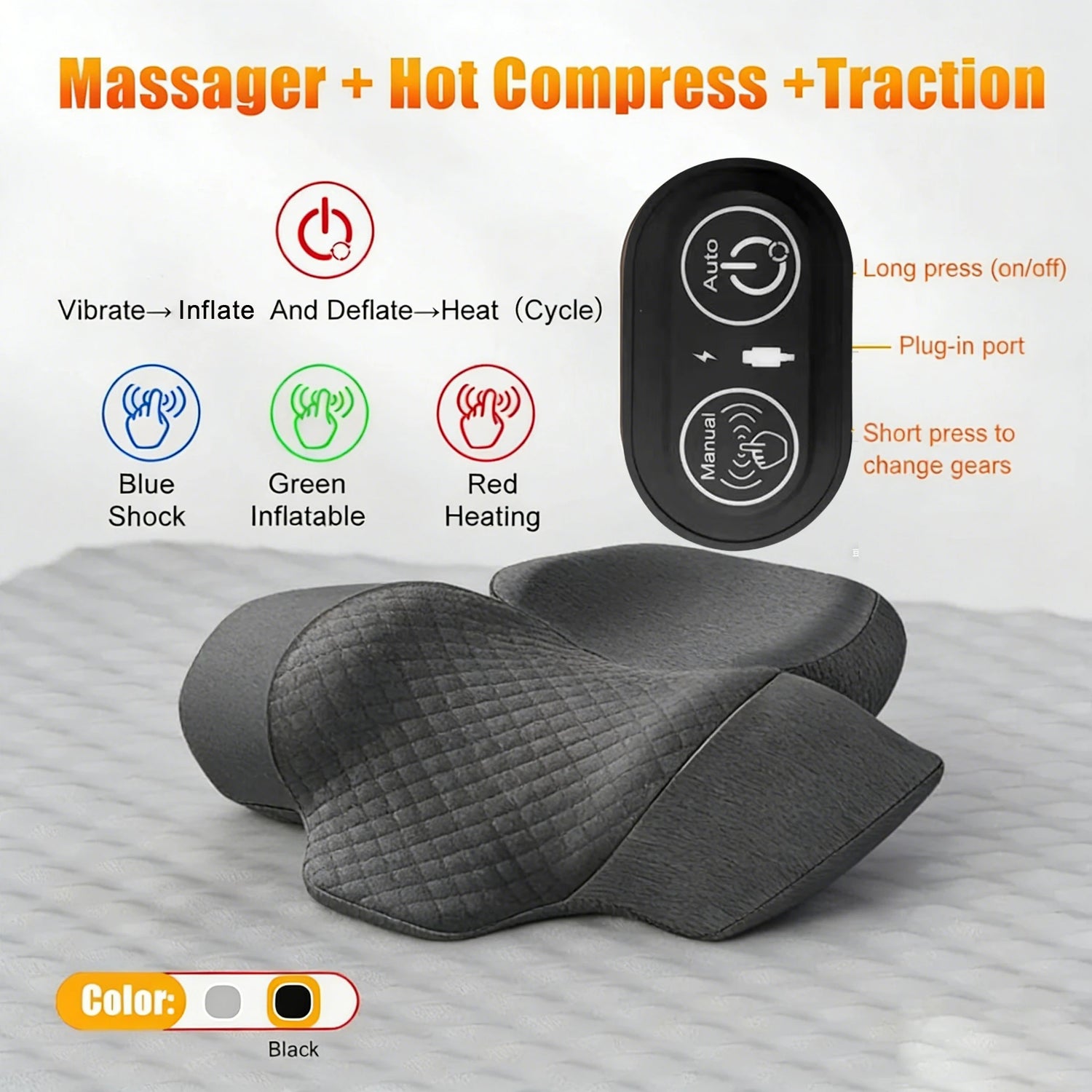 Electric Neck Massager Pillow