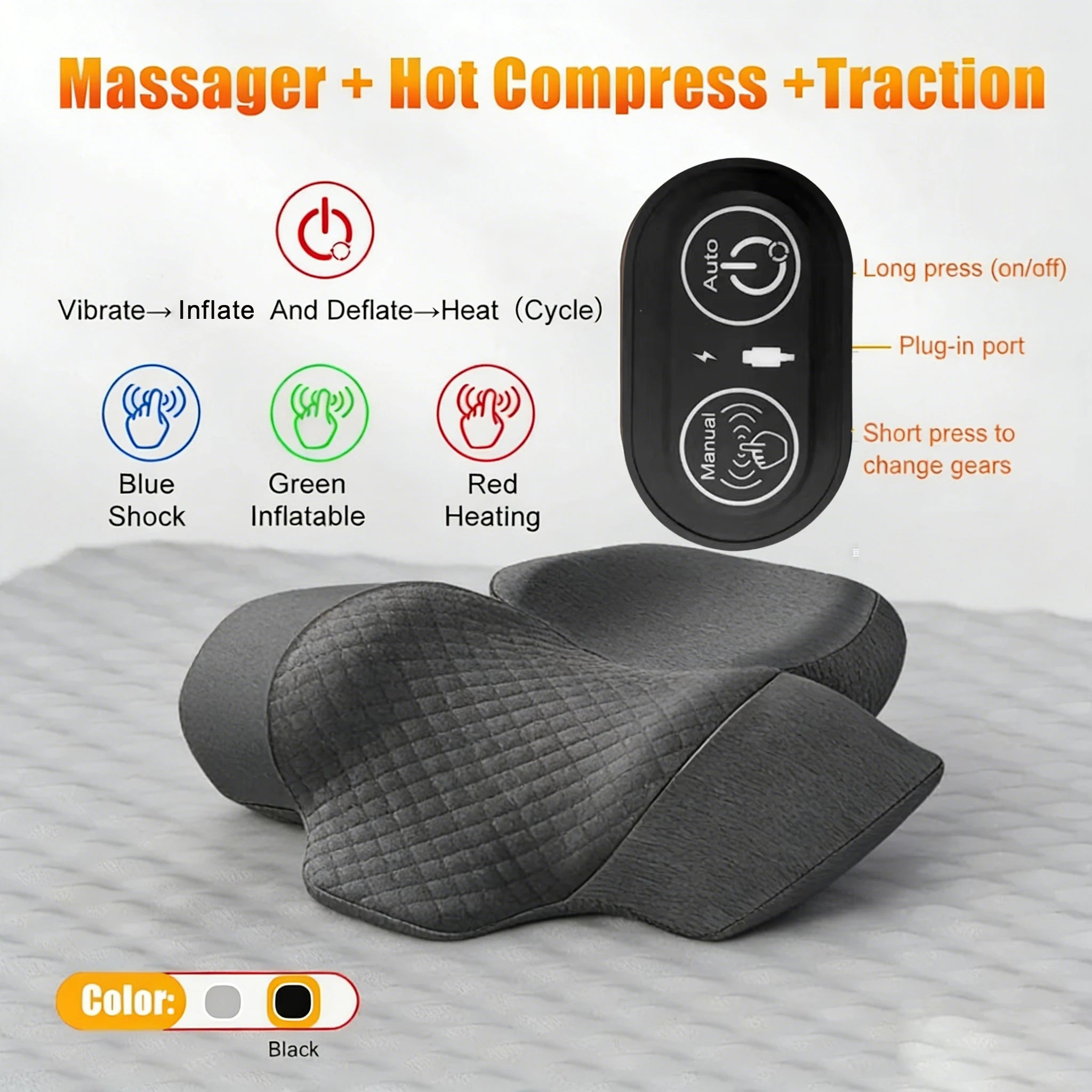 Electric Neck Massager Pillow