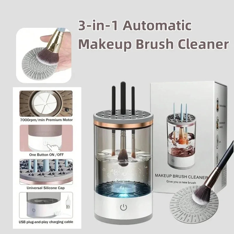 USB Plug Electric Makeup Brush Cleaner