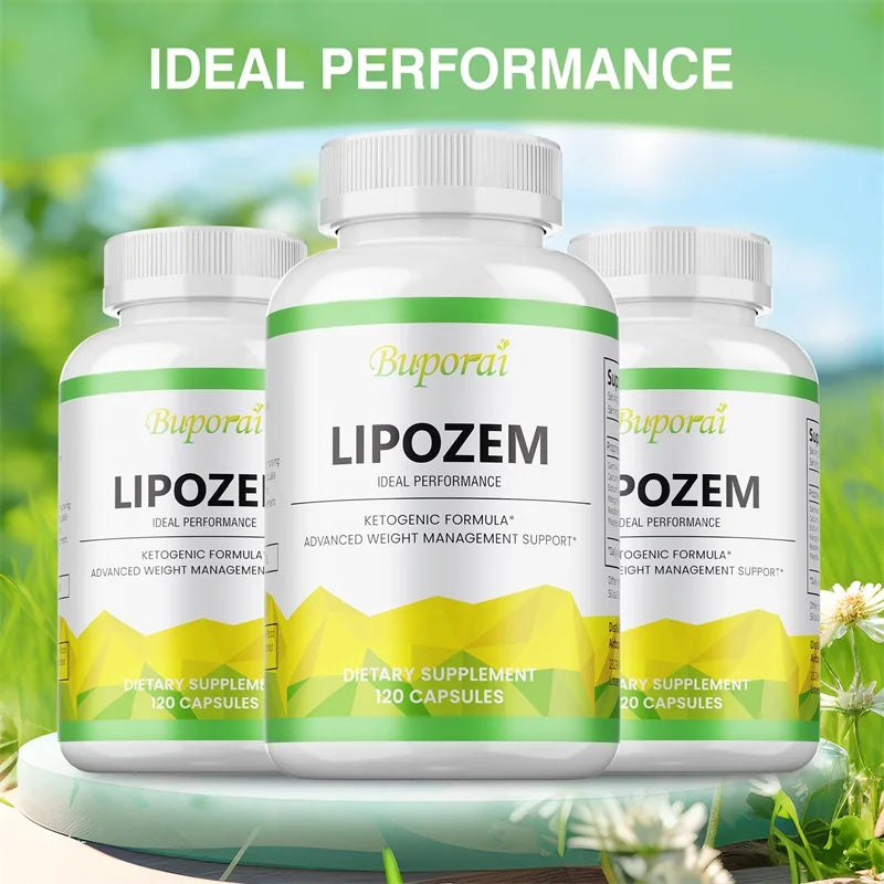 Lipozem Capsules - Appetite Suppression, Weight Management, Digestive Health, Metabolism