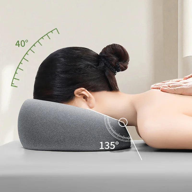 Face Down Massage Pillow – Prone Position Neck &amp; Face Support Pillow for Massage Therapy, Comfort &amp; Relaxation