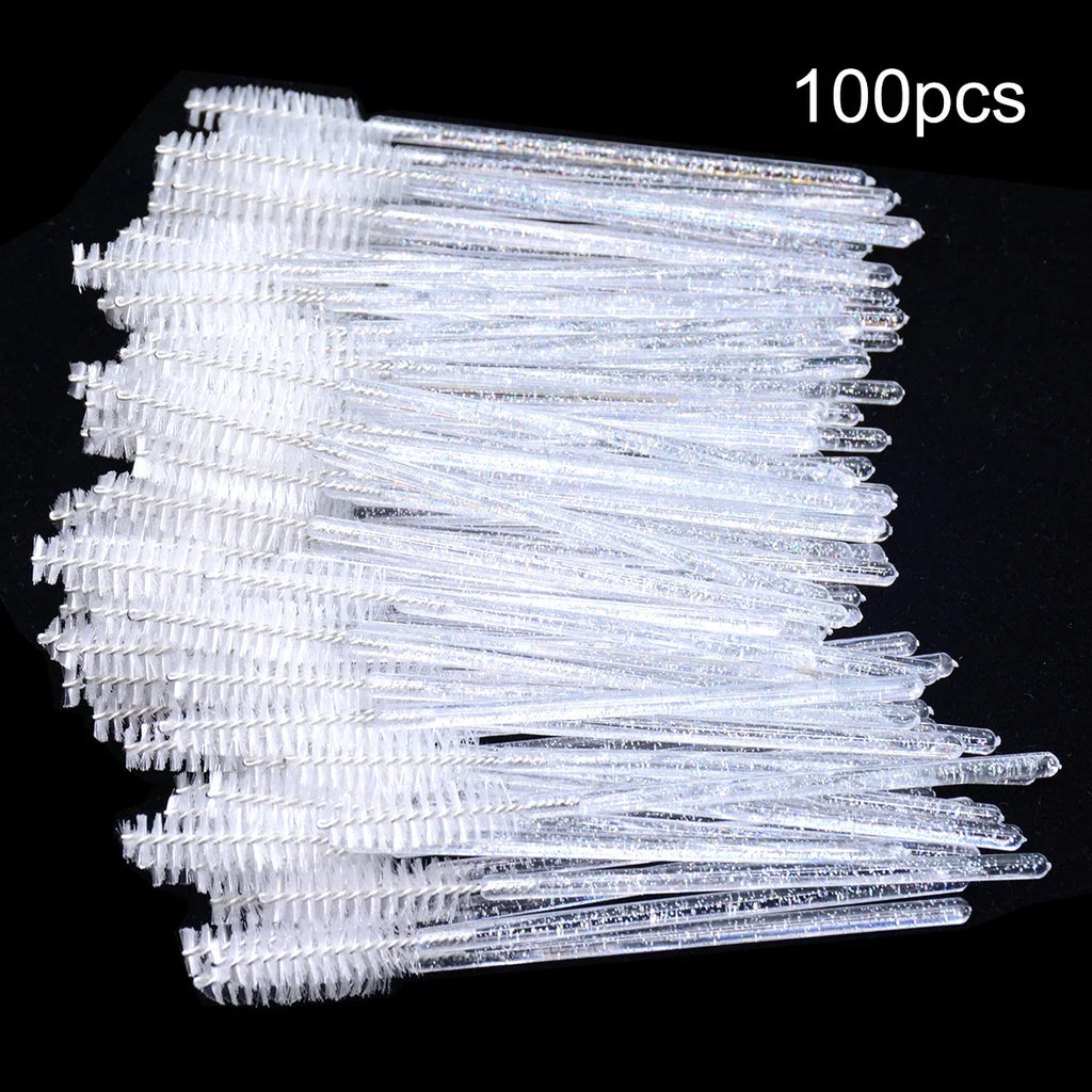 Eyelash Extension Makeup Disposable Eyelash Brushes (100pcs)