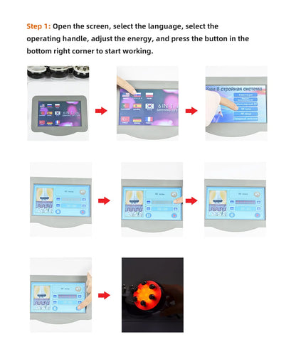 Lipo Sculpt Pro™ 6-in-1 Ultrasonic Cavitation &amp; Body Contouring System – RF Skin Tightening &amp; Fat Reduction Machine