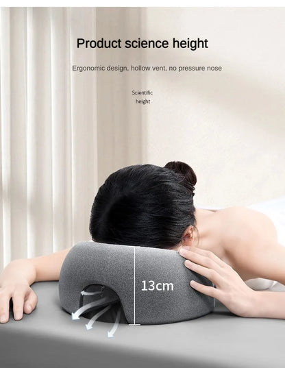 Face Down Massage Pillow – Prone Position Neck &amp; Face Support Pillow for Massage Therapy, Comfort &amp; Relaxation