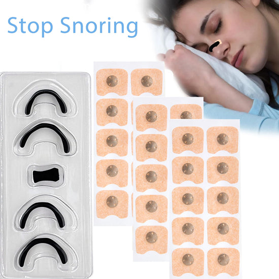 Anti-Snoring Nasal Strips – Instant Nasal Breathing Support for Better Sleep & Easier Breathing
