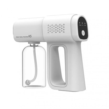 Nano Spray Gun Sanitizer Sprayer – USB Rechargeable Handheld Disinfection Mist Sprayer for Home, Office &amp; Travel