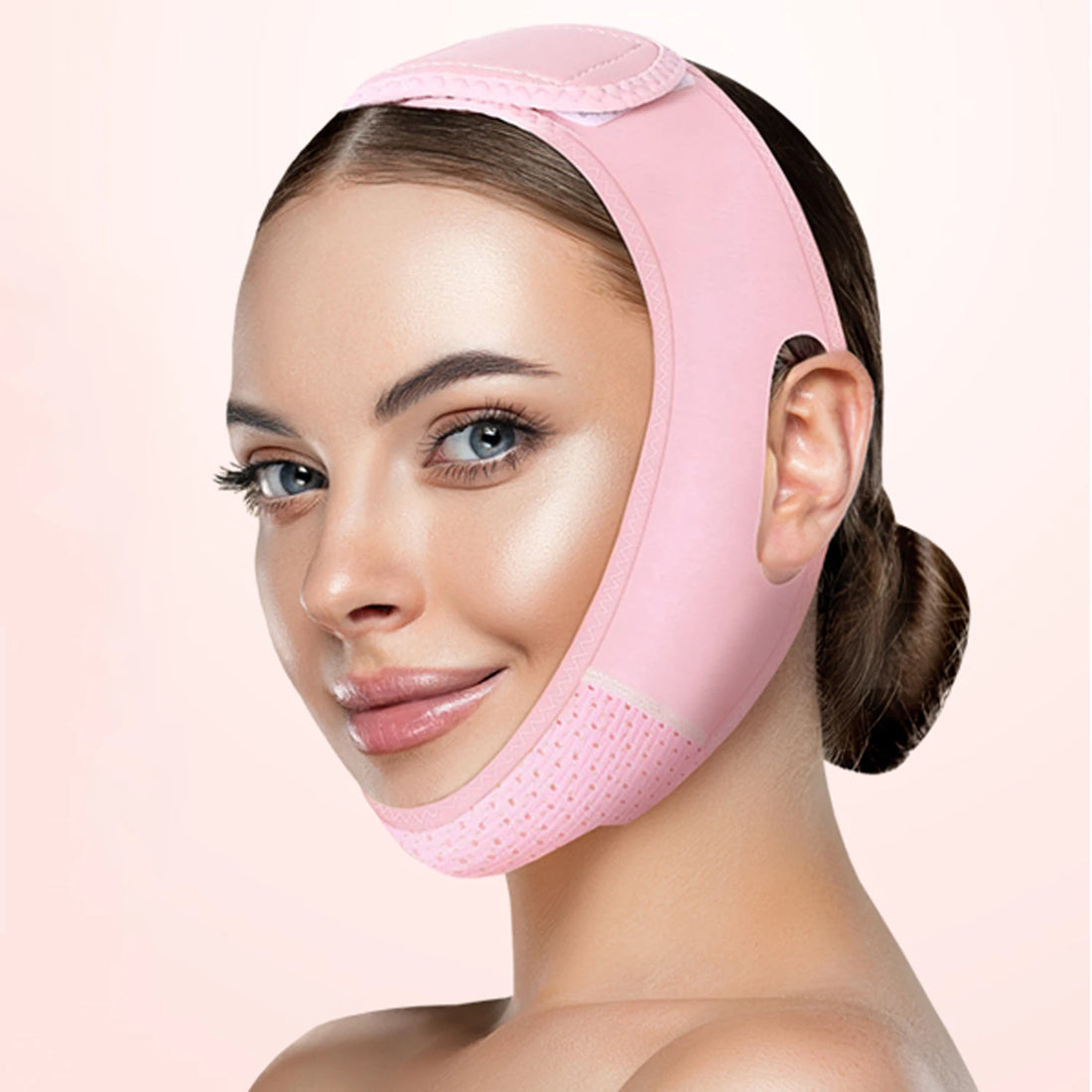 Reusable Chin Lift &amp; Face Shaping Strap – V-Line Face Slimming &amp; Jawline Support Band