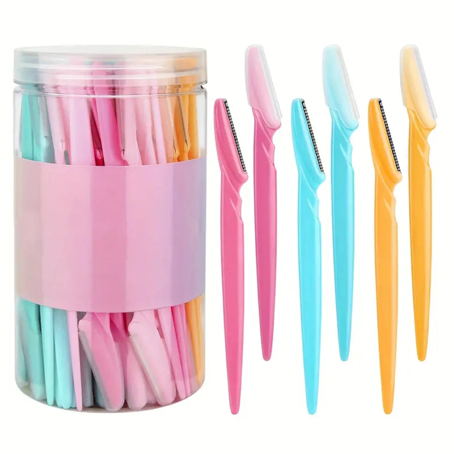 5/10/30/40 pcs Silk Edge Precision Face &amp; Brow Razor Set