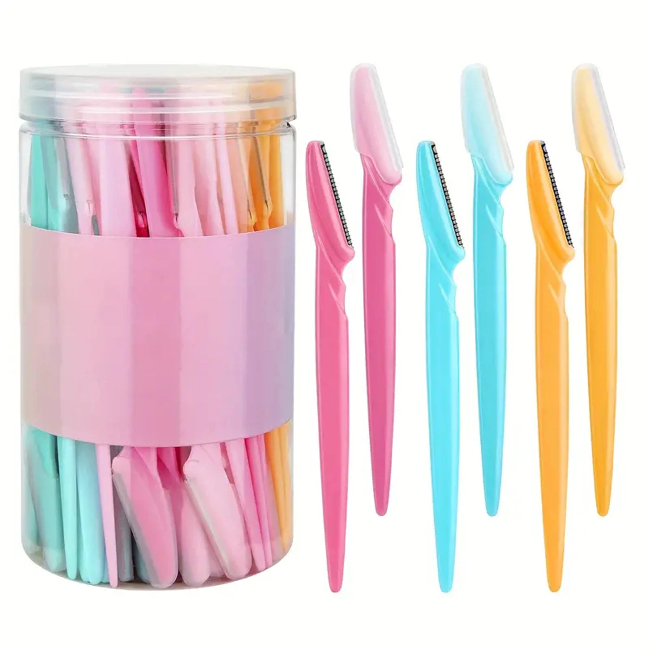 5/10/30/40 pcs Silk Edge Precision Face &amp; Brow Razor Set