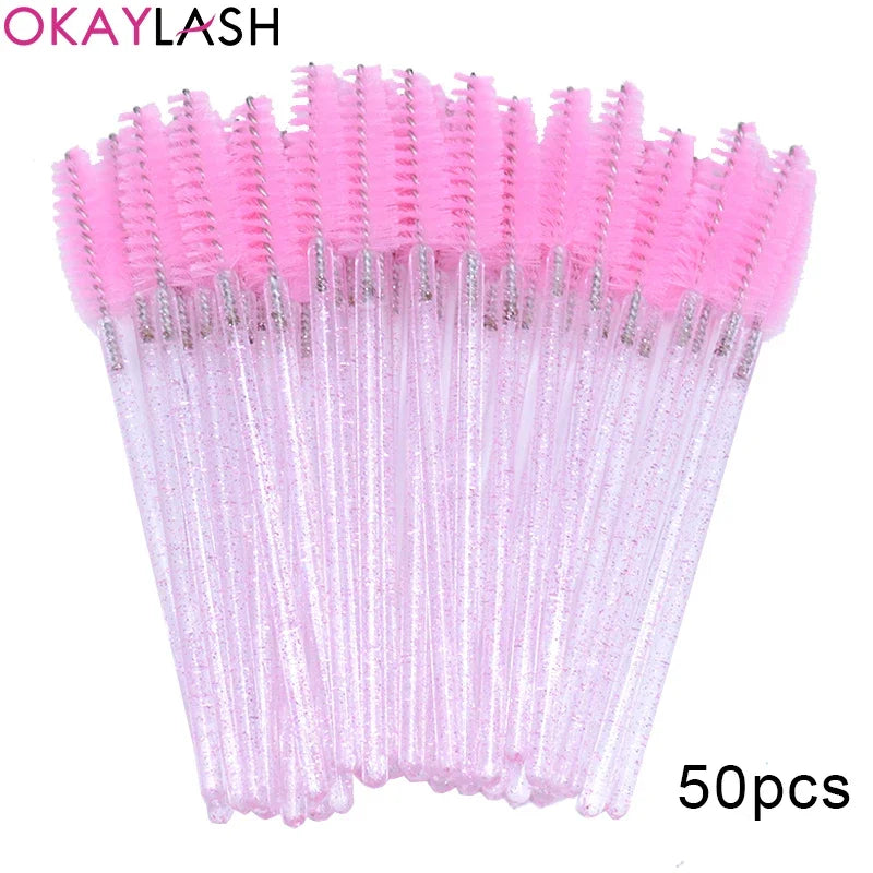 Eyelash Extension Makeup Disposable Eyelash Brushes (100pcs)