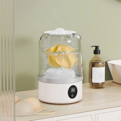 Mini Underwear Washer Rechargeable – Portable USB Washing Machine for Underwear, Socks &amp; Small Clothes